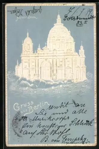 Lithographie Berlin, Neuer Dom