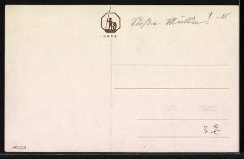 AK Junge Katzen beäugen einen Becher