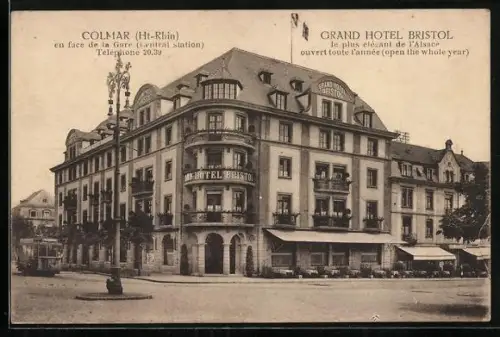 AK Colmar / Ht-Rhin, Grand Hotel Bristol
