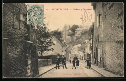AK Montdidier, Faubourg Becquerel