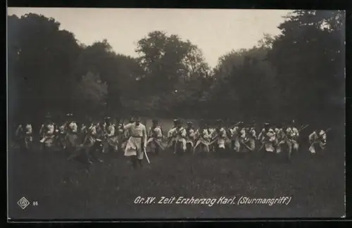 AK Kaiserhuldigung Festzug, Erzherzog Karl