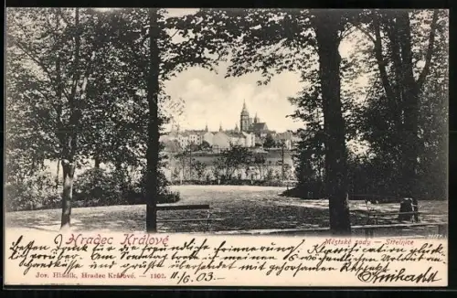AK Hradec Králové, Durchblick auf die Stadt