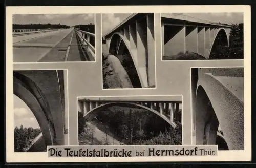 AK Teufelstalbrücke bei Hermsdorf, Autobahn