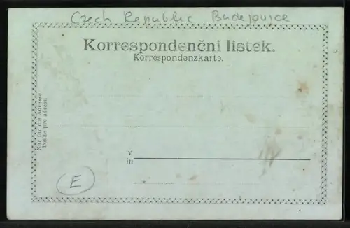 Mondschein-AK Budejovice, Teilansicht