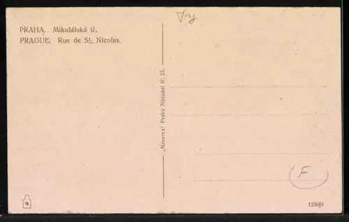 AK Prag / Praha, Mikulasska tr.