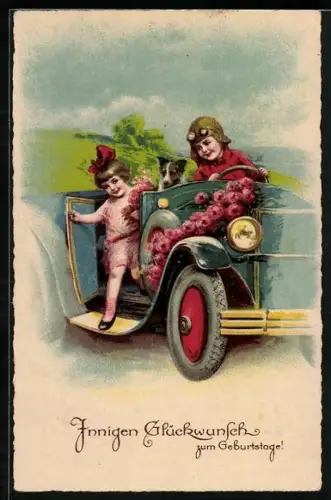 AK Kinder in einem Auto