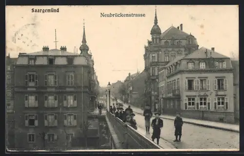 AK Saargemünd, Neubrückenstrasse