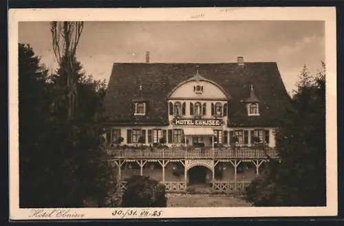 AK Gausmannsweiler, Ansicht vom Hotel Ebnisee