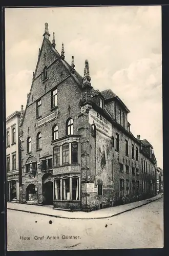 AK Oldenburg / O., Hotel Graf Anton Günther
