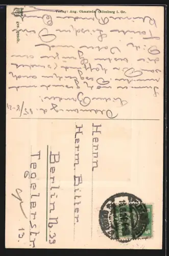 AK Oldenburg / O., Kirchhofslinde