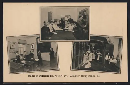 AK Wien, Mädchen-Mittelschule, Wiedner Hauptstrasse 39