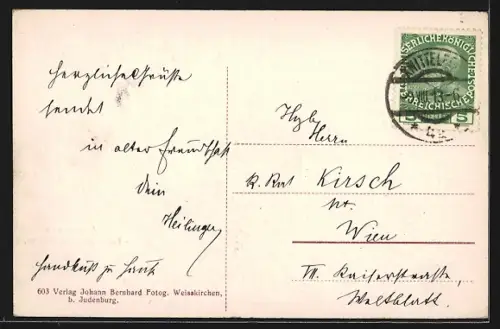 AK Rachauhöhe, Teilansicht mit Kirche