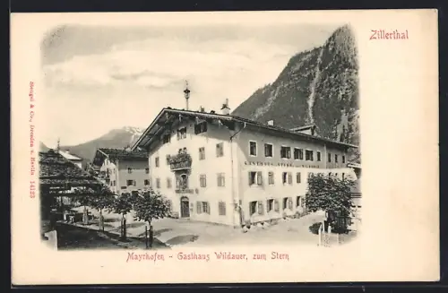 AK Mayrhofen, Gasthaus Wildauer zum Stern