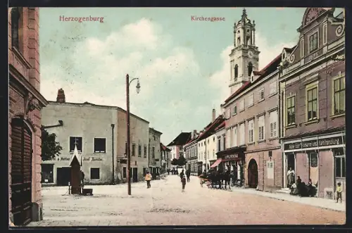 AK Herzogenburg, Geschäfte in der Kirchengasse
