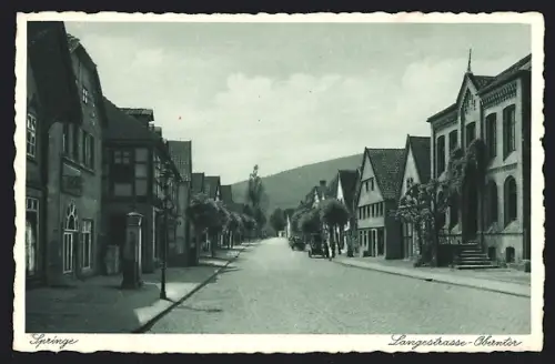AK Springe, Lange Strasse, Oberntor