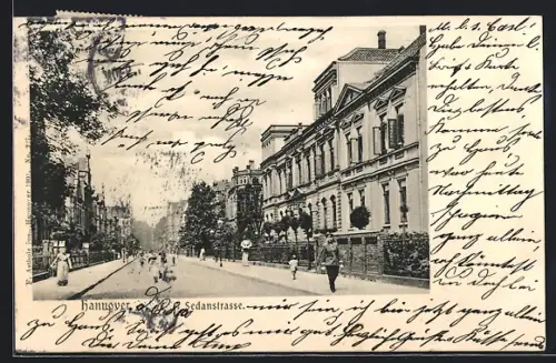 AK Hannover, Partie in der Sedanstrasse
