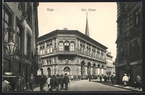 AK Riga, Die Börse, Strassenpartie