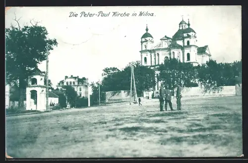 AK Wilna, Partie an der Peter-Paul-Kirche