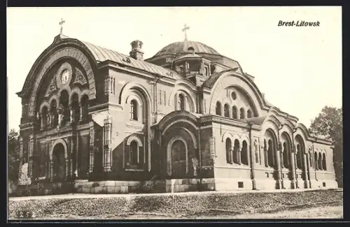 AK Brest-Litowsk, Kirche, Seitenansicht