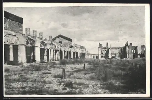 AK Brest-Litowsk, Die zerstörte Markthalle