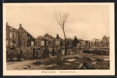 AK Brest-Litowsk, Verbannte Häuser im Ort