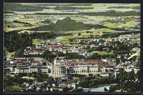 AK Bern, Totalansicht vom Gurten aus