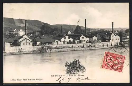 AK La Plaine, Usines du Rhône
