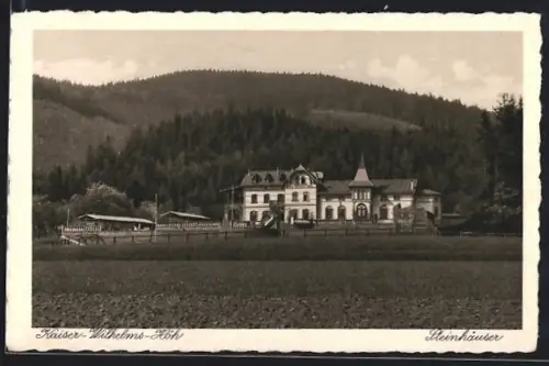 AK Oberlangenbielau, Kaiser-Wilhelms-Höhe, Steinhäuser