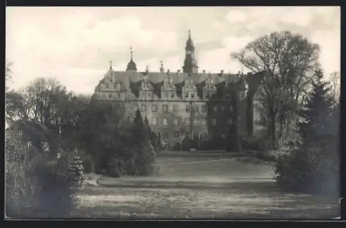 AK Oels, Blick zum Schloss