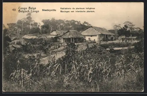 AK Stanleyville, Habitations de panteurs indigenes
