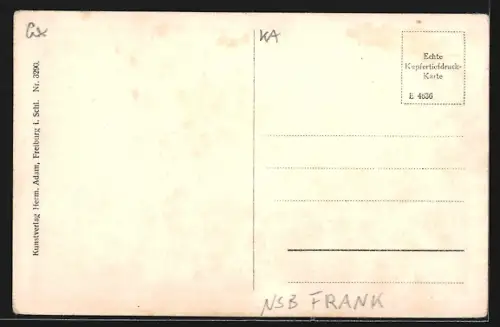 AK Wartha, Totalansicht mit Rosenkranzberg