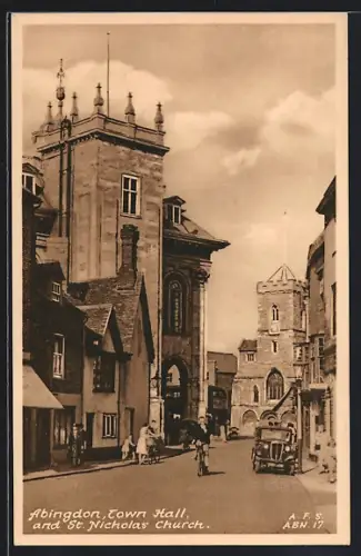 AK Abingdon, Town Hall, and St. Nicholas Church