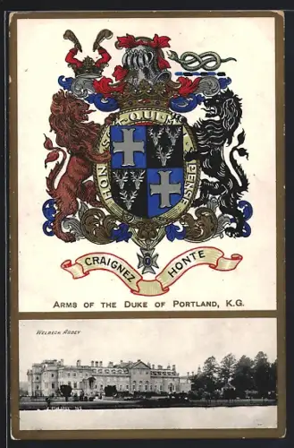 AK Welbeck, Abbey, Craignez Honte, Wappen