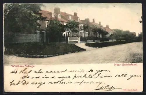 AK Whitburn Village, Near Sunderland, Street View