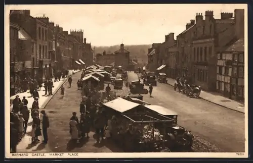 AK Barnard Castle, Market Place
