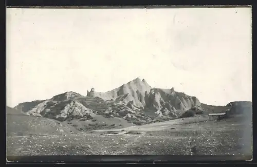 Foto-AK Zypern, Bergpanorama mit Umgebung