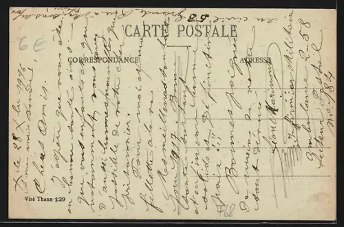 AK Urbès /Haute-Alsace, Totalansicht aus der Vogelschau