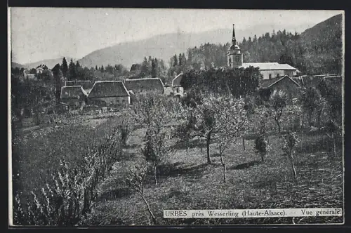 AK Urbès près Wesserling, Vue generale