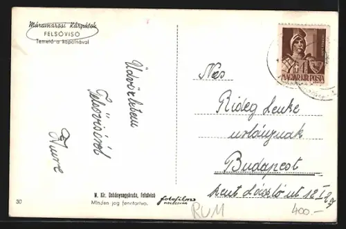 AK Felsövisó, Temetö a kapolnaval