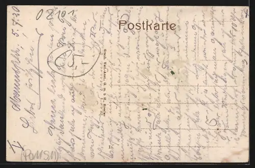 AK Friedeberg N. M., Partie am Zanzsee