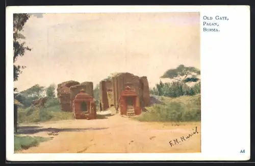 AK Burma, Old Gate Pagan