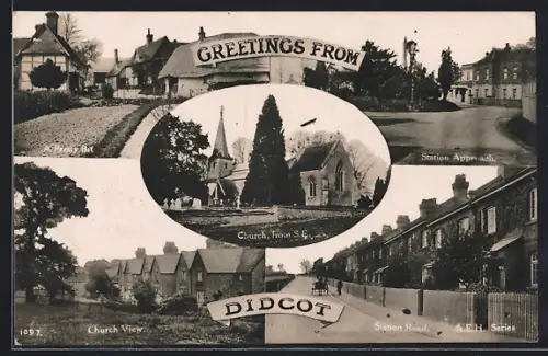 AK Didcot, Church, Station Approach, Station Road