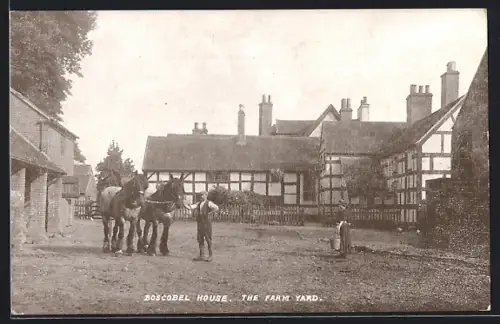 AK Boscobel, Boscobel House, The Farm Yard