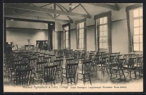 AK Sutton Bonington /Loughborough, Midland Agricultural & Dairy College, Recreation Room