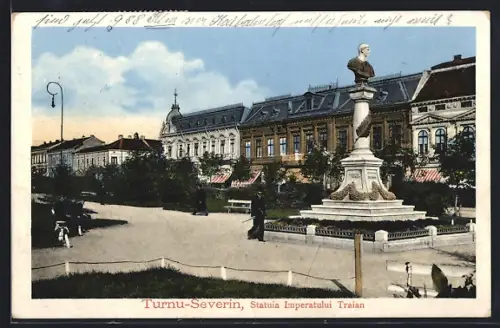 AK Turnu-Severin, Statuia Imperatului Traian