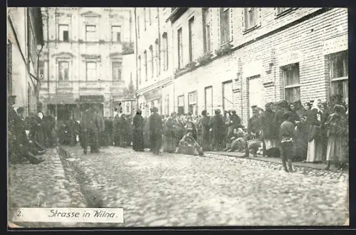 AK Wilna, Strasse im Ort