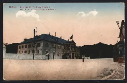 AK Cetinje / Cettigne, Hof S.K.H. des Königs Nikolaus I.
