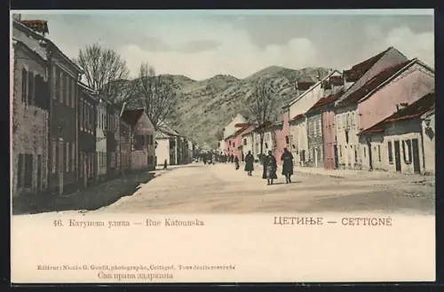 AK Cettigné, Rue Katounska