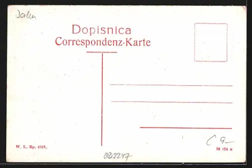 AK Kotor / Cattaro, Panorama mit Booten