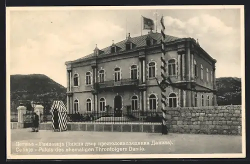 AK Cetinje, Palais des ehemaligen Thronfolgers Danilo